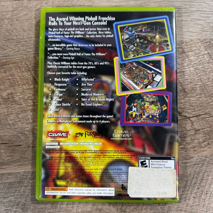 Pinball Hall Of Fame: The Williams Collection (Xbox 360, 2009) CIB & Clean!