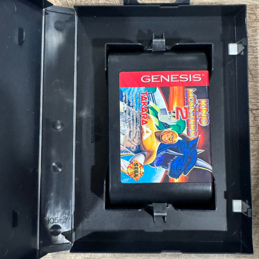 King of the Monsters 2 (Sega Genesis, 1994) With Clean Art, Case & Cart!