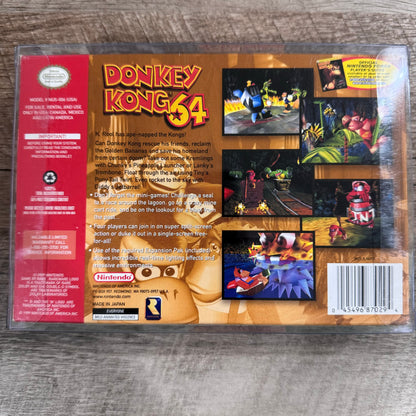 Donkey Kong 64 (Nintendo 64, N64 1999) CIB W/ CLEAN Exp. Pak, Cart, Box & MORE!