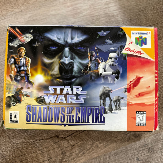 Star Wars: Shadows of the Empire (Nintendo 64 N64, 1996) with Box. No Manual!