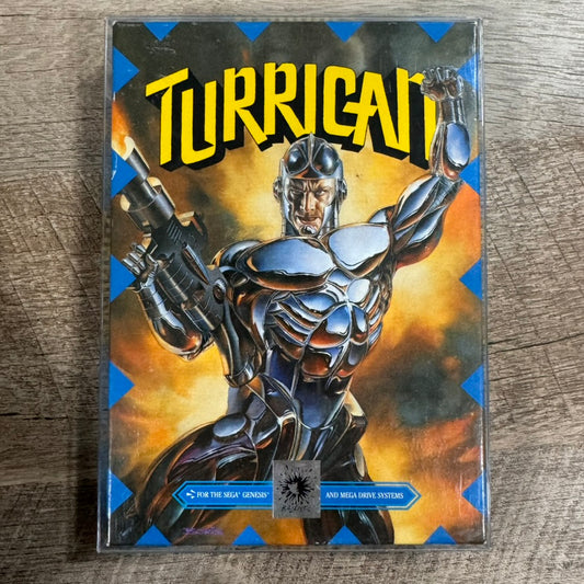 Turrican [Cardboard] (Sega Genesis, 1991) Ballistic CIB W/ Manual & Very Clean