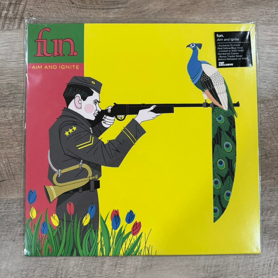 Fun. - Aim And Ignite 2LP Tri-Color Vinyl Me Please 🔥#0132/1000🔥Brand New!