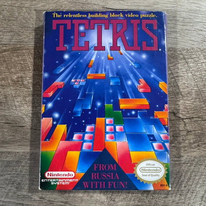 Tetris (Nintendo Entertainment System, NES 1989) Complete In Box VGC!