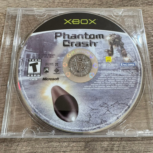 Phantom Crash (Microsoft Xbox, 2002) Disc Only Beautifully Clean Condition!