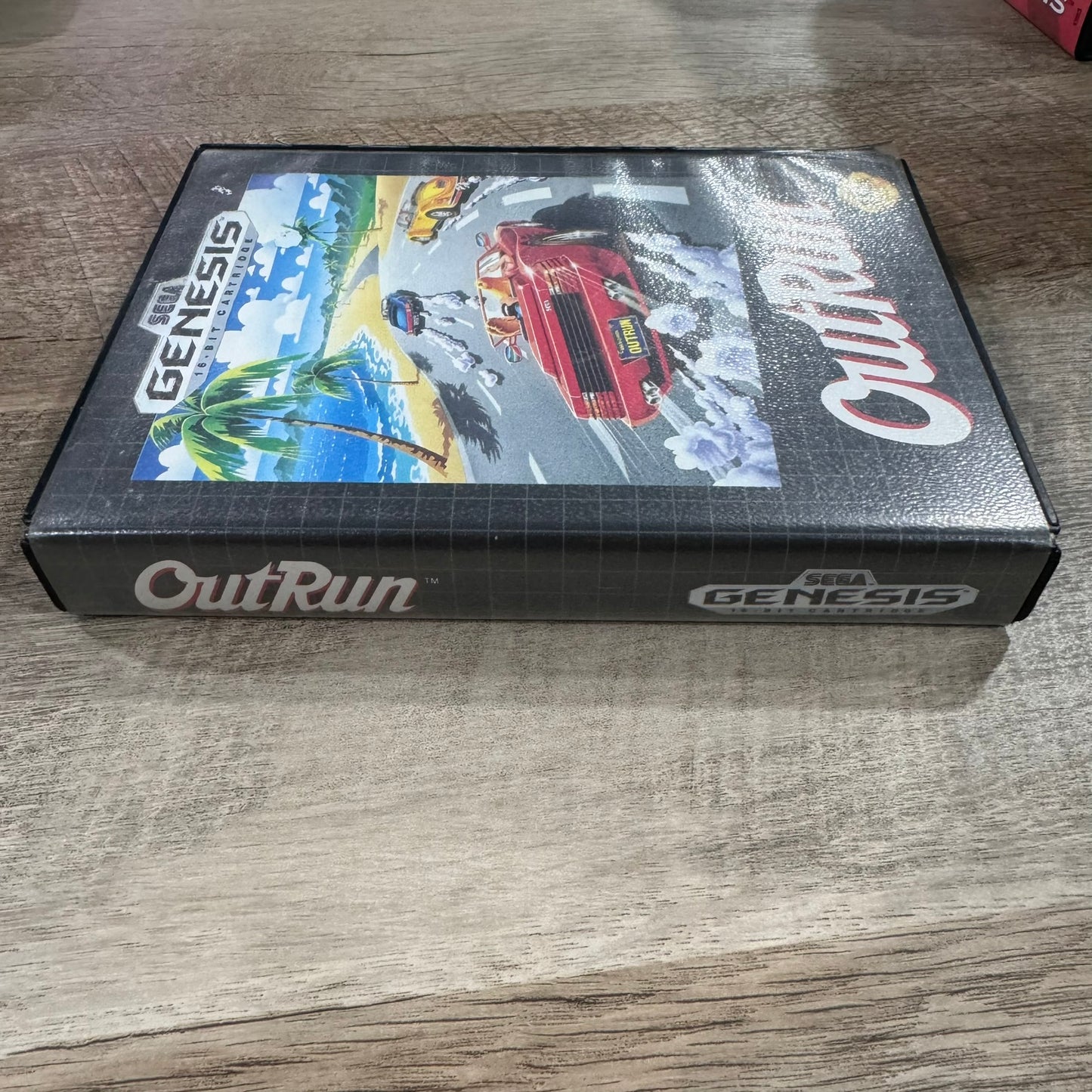 OutRun (Sega Genesis, 1991) CIB W/ Crispy Manual, Cart & Case! Includes Poster!