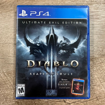 Diablo 3: ROS Ultimate Evil Edition (Sony PlayStation 4, PS4 2014) CIB & Mint!