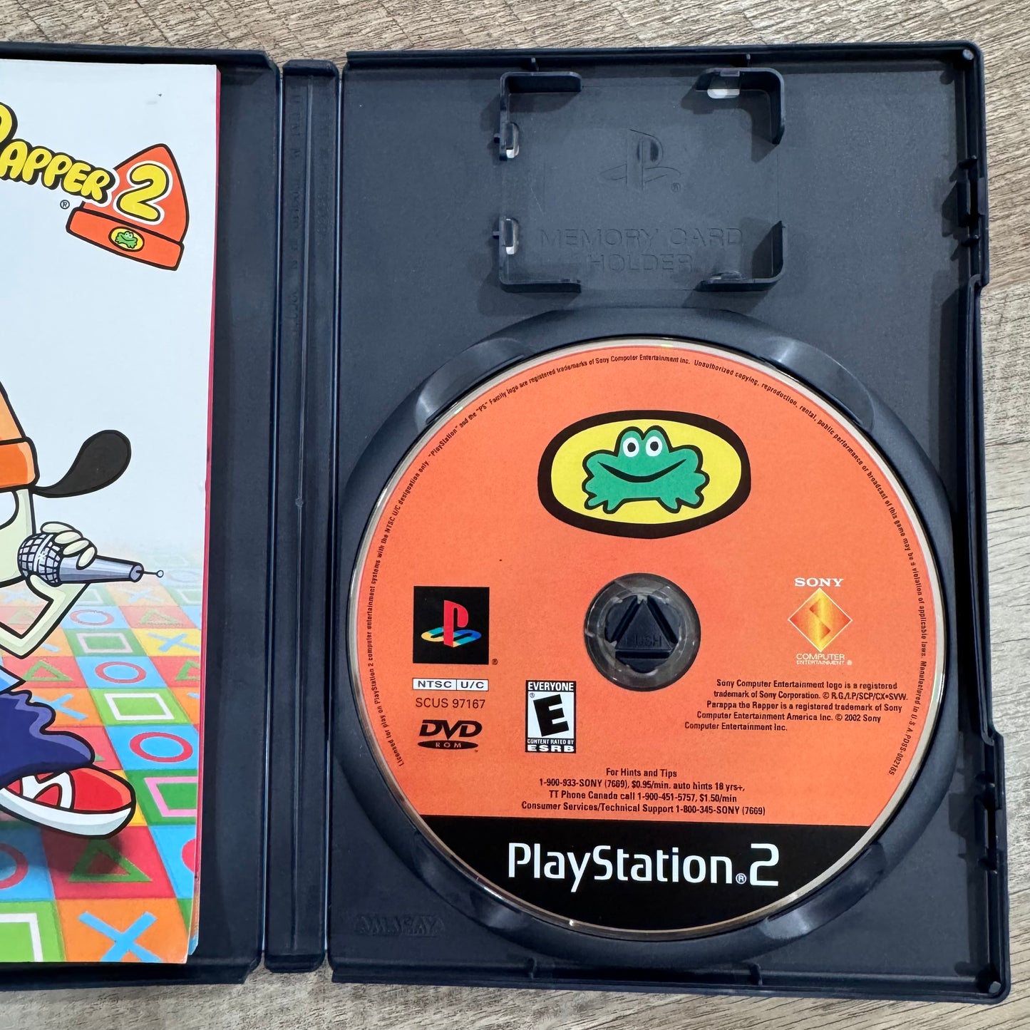 PaRappa the Rapper 2 (Sony PlayStation 2 PS2, 2002) CIB with Manual MINT