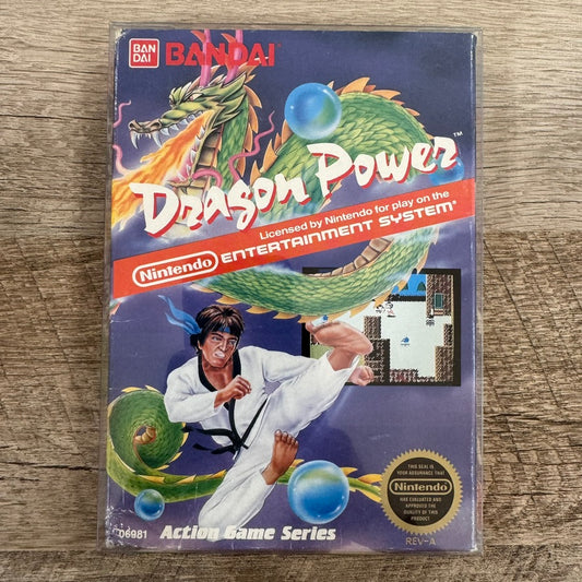 Dragon Power (Nintendo Entertainment System, 1986) CIB & Great Condition!