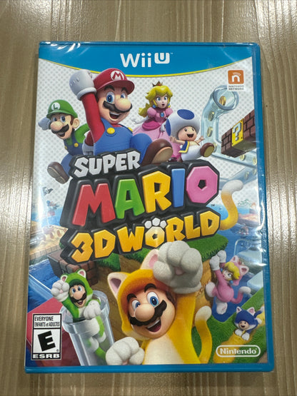 Super Mario 3D World (Nintendo Wii U, 2013) BRAND NEW SEALED