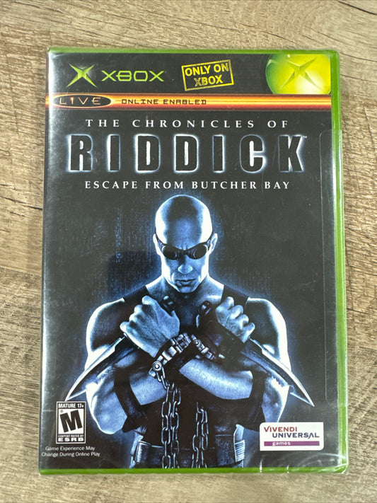 Chronicles of Riddick: Escape From Butcher Bay (Microsoft Xbox 2004) BRAND NEW🔥