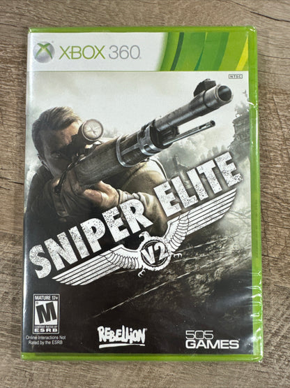 Sniper Elite V2 - Xbox 360 BRAND NEW Factory Sealed Y Folds Shrink Wrap!