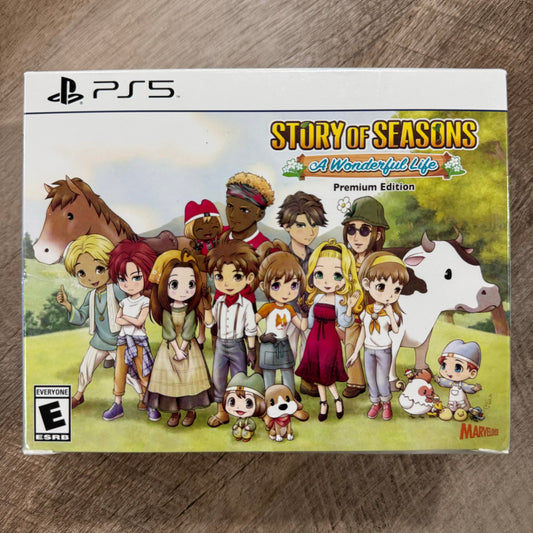 Story of Seasons: A Wonderful Life Premium Edition (Sony PlayStation 5 PS5) New