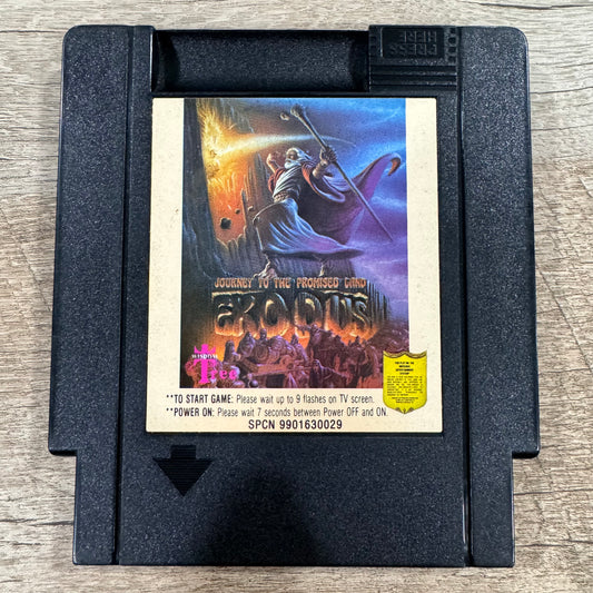 Exodus: Journey to the Promised Land (Nintendo NES, 1990) Very Clean Cart!