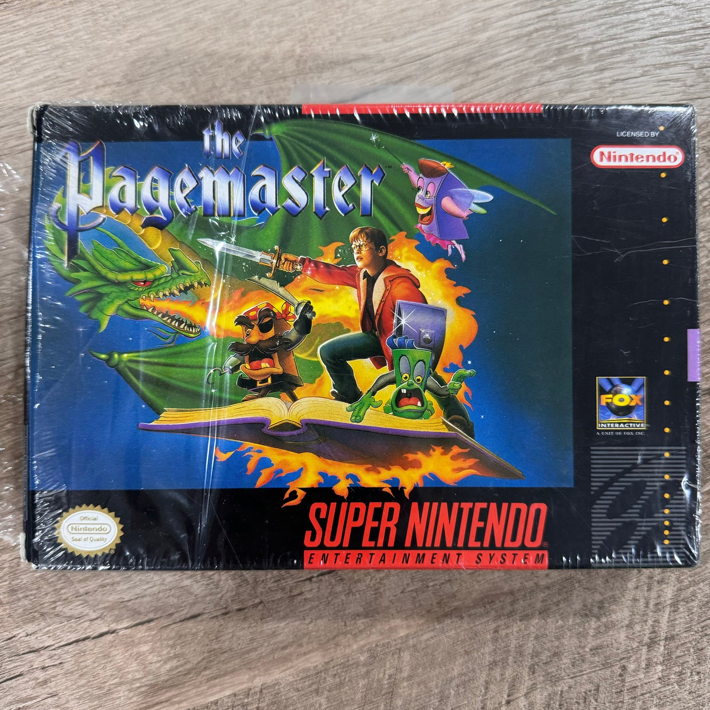 The Pagemaster (Super Nintendo, SNES) CIB Still W/ Great Seal & Truly Complete!