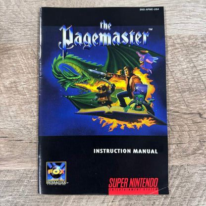 The Pagemaster (Super Nintendo, SNES) CIB Still W/ Great Seal & Truly Complete!