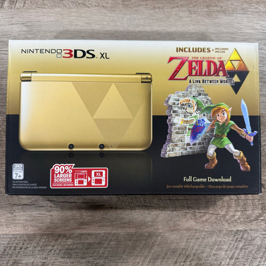 Nintendo 3DS XL Zelda A Link Between Worlds Zelda Edition Console 🔥CIB MINTY🔥