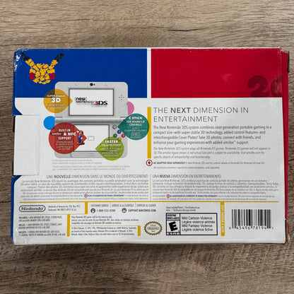 New Nintendo 3DS Pokemon 20th Anniversary Edition CIB & Clean w/TONS Of Extras!