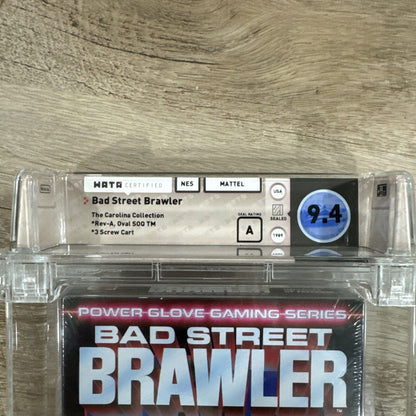 WATA Graded 9.4 A! Bad Street Brawler Brand New Nintendo NES Factory Sealed