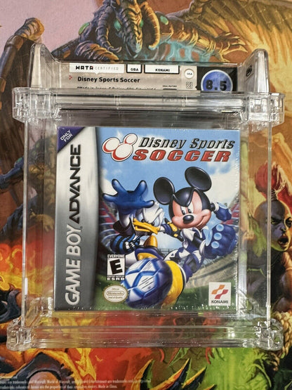 Nintendo Gameboy Advance - Disney Sports Soccer Graded WATA 8.5  A+ SEALED!