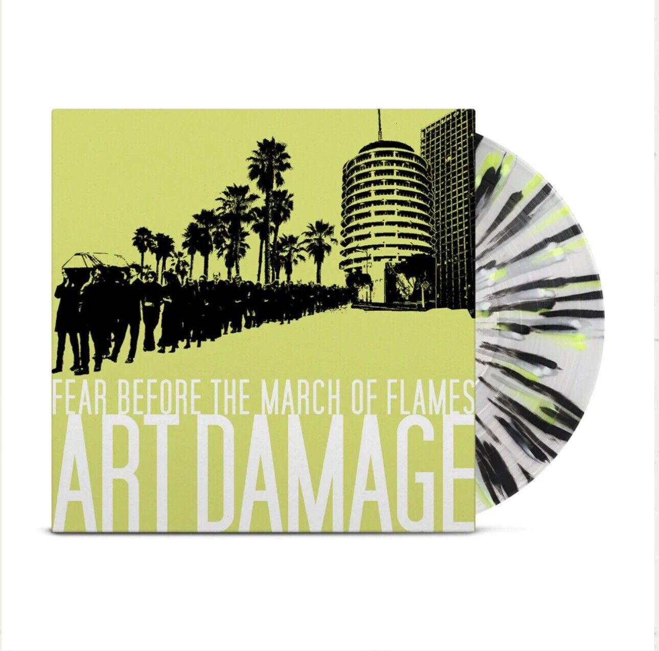 Fear Before - Art Damage - Vinyl LP (Clear w/ Yellow/Black/White Splatter) X/500