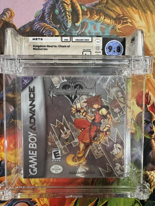 Kingdom Hearts: Chain of Memories - Nintendo GBA - WATA 9.8 - Sealed A+