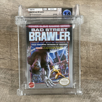 WATA Graded 9.4 A! Bad Street Brawler Brand New Nintendo NES Factory Sealed