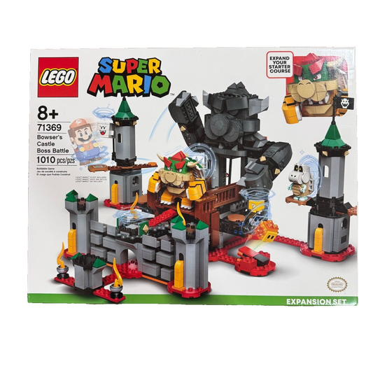 Lego Super Mario 71369 Bowser's Castle Boss Battle Expansion Set New & SEALED!